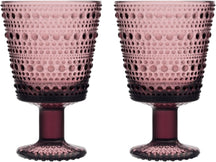 Iittala Glazen Kastehelmi - Calluna - 260 ml - 2 stuks