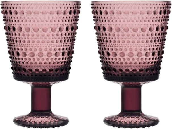 Iittala Verres Kastehelmi - Calluna - 260 ml - 2 pièces