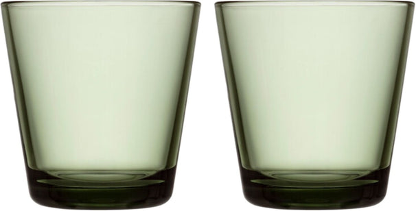 Verres à Eau Iittala Kartio - Vert Pin - 210 ml - 2 Pièces