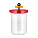 Pot de stockage Alessi Twergi - ES16/100 - Rouge - ø 12 cm / 1 litre - par Ettore Sotsass