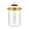 Pot de stockage Alessi Twergi - ES16/100 1 - Jaune - ø 12 cm / 1 litre - par Ettore Sotsass