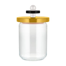 Pot de stockage Alessi Twergi - ES16/100 1 - Jaune - ø 12 cm / 1 litre - par Ettore Sotsass