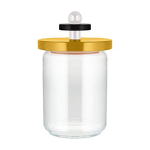 Pot de stockage Alessi Twergi - ES16/100 1 - Jaune - ø 12 cm / 1 litre - par Ettore Sotsass