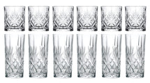 Ensemble de verres Jay Hill (verres à cocktail et verres long drink) Moy - 12 pièces