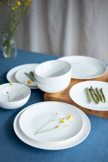 Assiettes de dîner Jay Hill Saba ø 27 cm - Porcelaine New Bone - 4 pièces