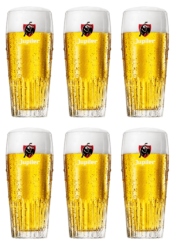 Ensemble de verres a bière Jupiler - Verres a bière - 330 ml - 6 pièces
