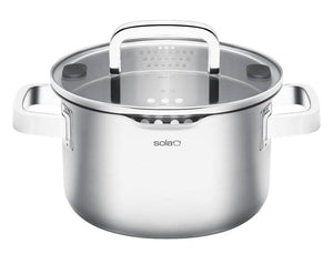 Casserole Sola avec couvercle Juvia - ø 24 cm / 5,5 litres - Convient à toutes les sources de chaleur