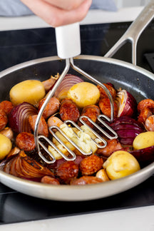 KitchenAid Écraseur de pommes de terre Classique Porcelaine Blanc 25,5 cm