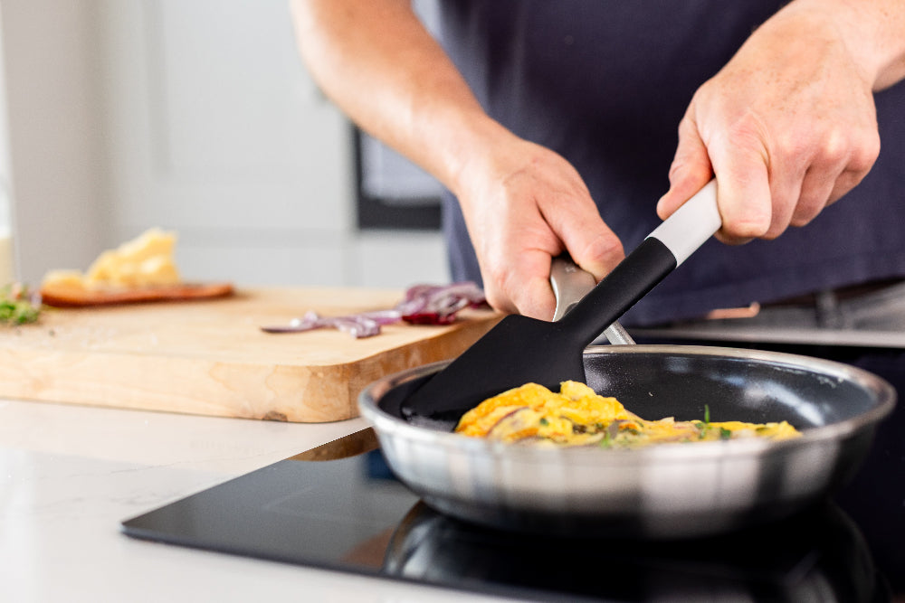 KitchenAid Pannenlikker Classic Porselein Wit 30 cm