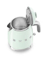 Bouilloire SMEG Mini - 1400 W - vert d'eau - 800 ml - 3 tasses - KLF05PGEU