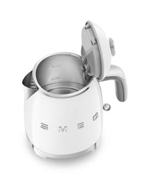 Bouilloire SMEG Mini - 1400 W - blanche - 800 ml - 3 tasses - KLF05WHEU