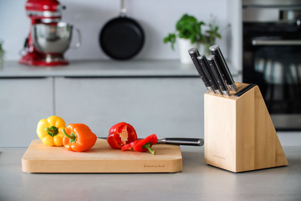 Ensemble de couteaux de cuisine en bouleau KitchenAid Gourmet 6 pièces
