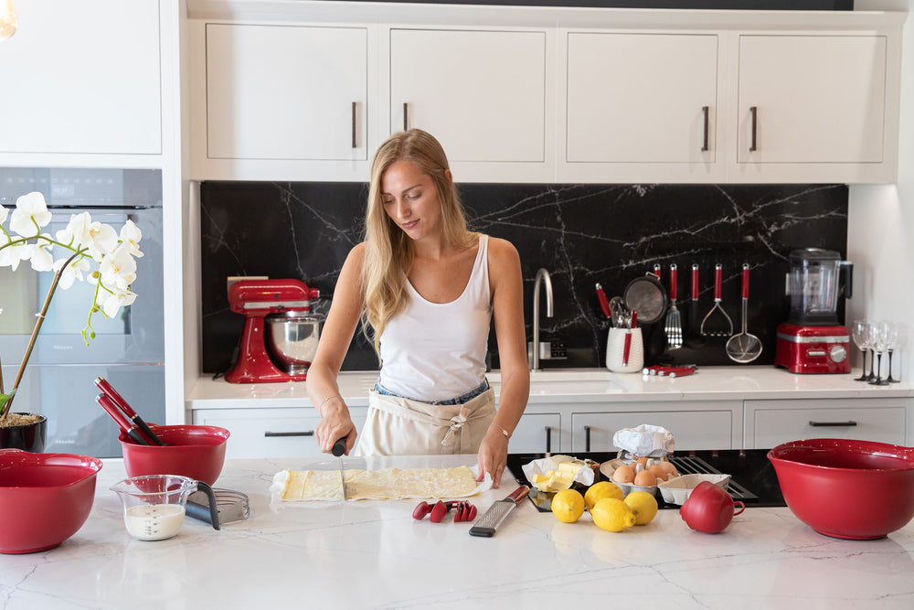 Bol de mélange Core Rouge Empereur KitchenAid - 3 pièces