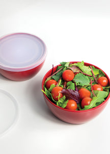 Bol de mélange Core Rouge Empereur KitchenAid - avec couvercles - 4 pièces