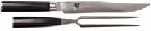 Kai Carving Set Shun Classic (Couteau à découper + Fourchette à viande) - 2 pièces - DMS-200