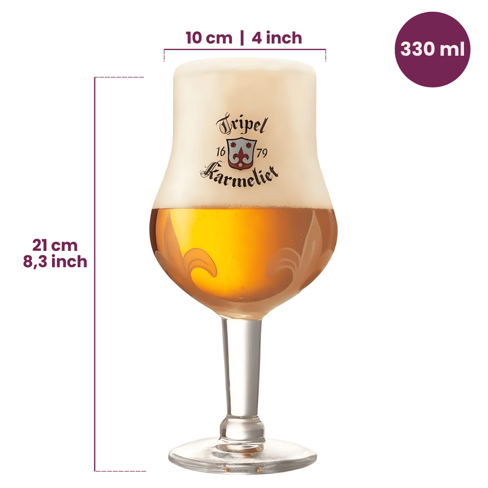Ensemble de verres à bière Karmeliet - Bière - Belgique - 33 cl - 6 pièces