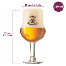 Ensemble de verres à bière Karmeliet - Bière - Belgique - 33 cl - 6 pièces