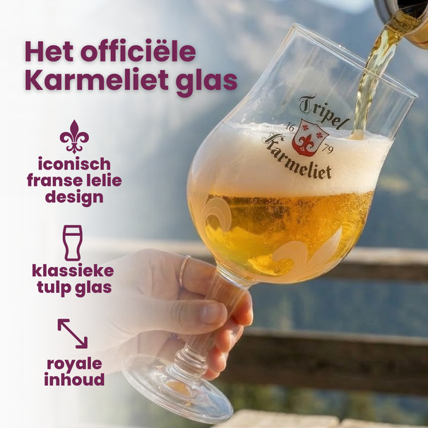 Verre à Bière Karmeliet - 330 ml - 2 pièces