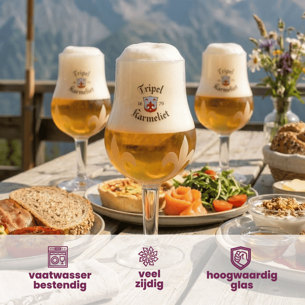 Ensemble de verres à bière Karmeliet - Bière - Belgique - 33 cl - 6 pièces