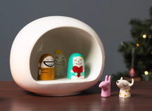 Creche de noël Alessi blanc AMGI10SET 