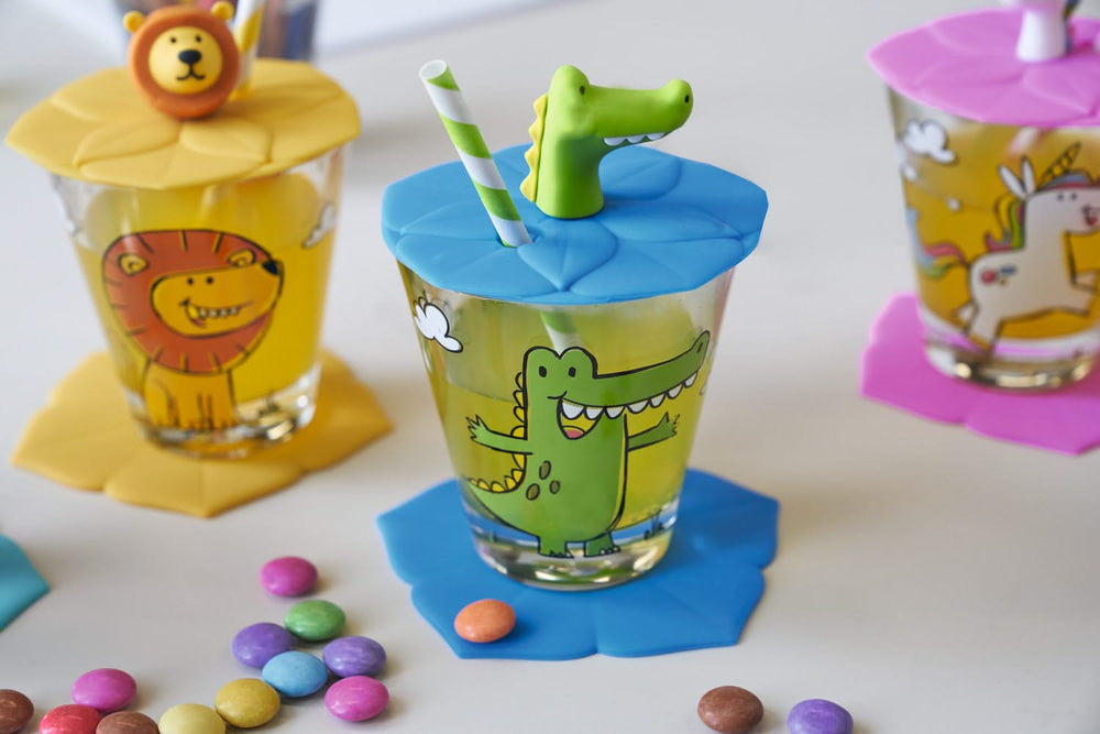 Ensemble de verres pour enfants Leonardo Bambini Crocodile 215 ml - 3 pièces