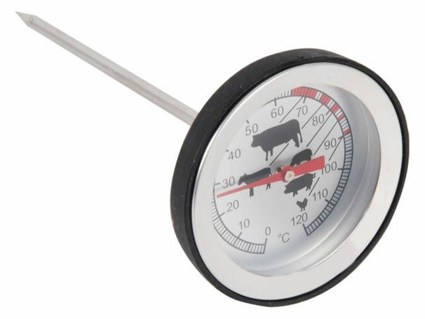 Thermomètre à viande - Thermomètre pour barbecue - Thermomètre de cuisson - Thermomètre à cœur - 12 cm