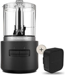 Hachoir KitchenAid - Sans fil + Batterie 12V amovible - 5KFCR531BM - Noir