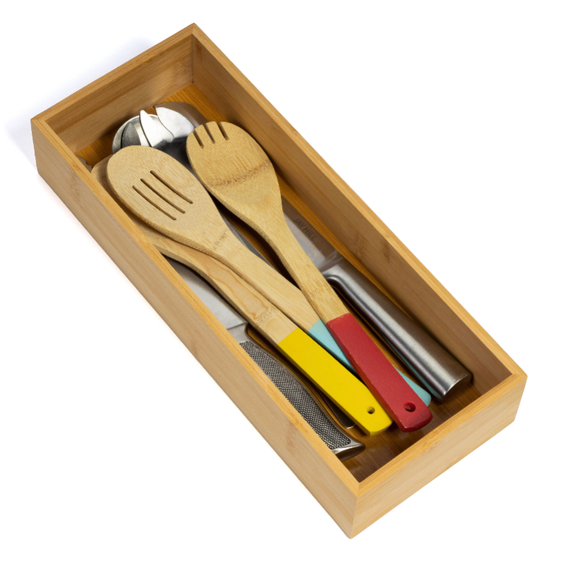 Range-Couverts Cookinglife - Bambou - 38 x 15 x 7 cm