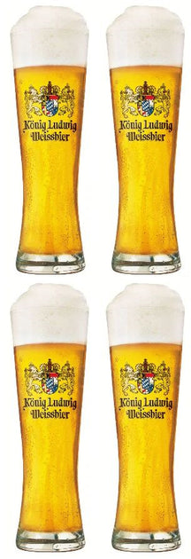 Ensemble de verres a bière Konig Ludwig - Weizen - 500 ml - 4 pièces