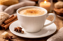 Kop en Schotel Siaki New Bone - Porselein - 240 ml - 6 stuks - Cookinglife