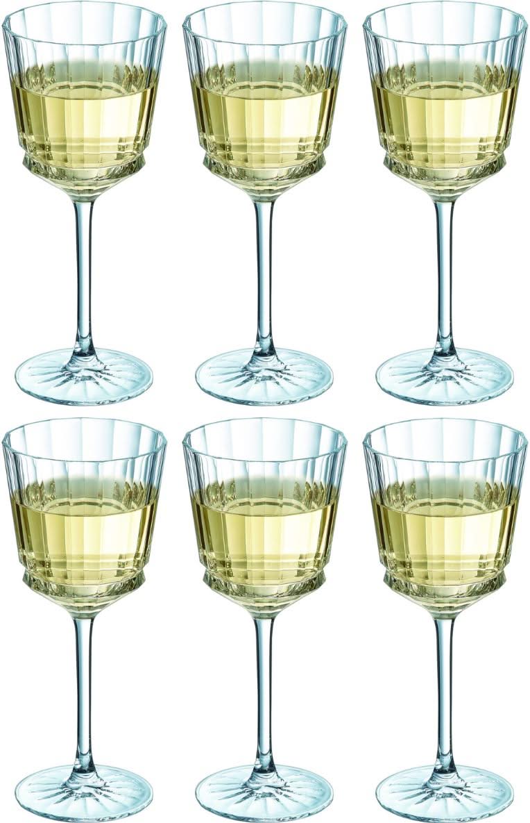 Verres à vin blanc Cristal d'Arques Macassar 250 ml - 6 pièces