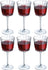 Verres à vin rouge Cristal d'Arques Macassar 350 ml - Lot de 6