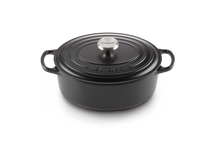 Le Creuset Cocotte Signature - Ovale - Noir Mat - ø 29 cm / 4,7 litres