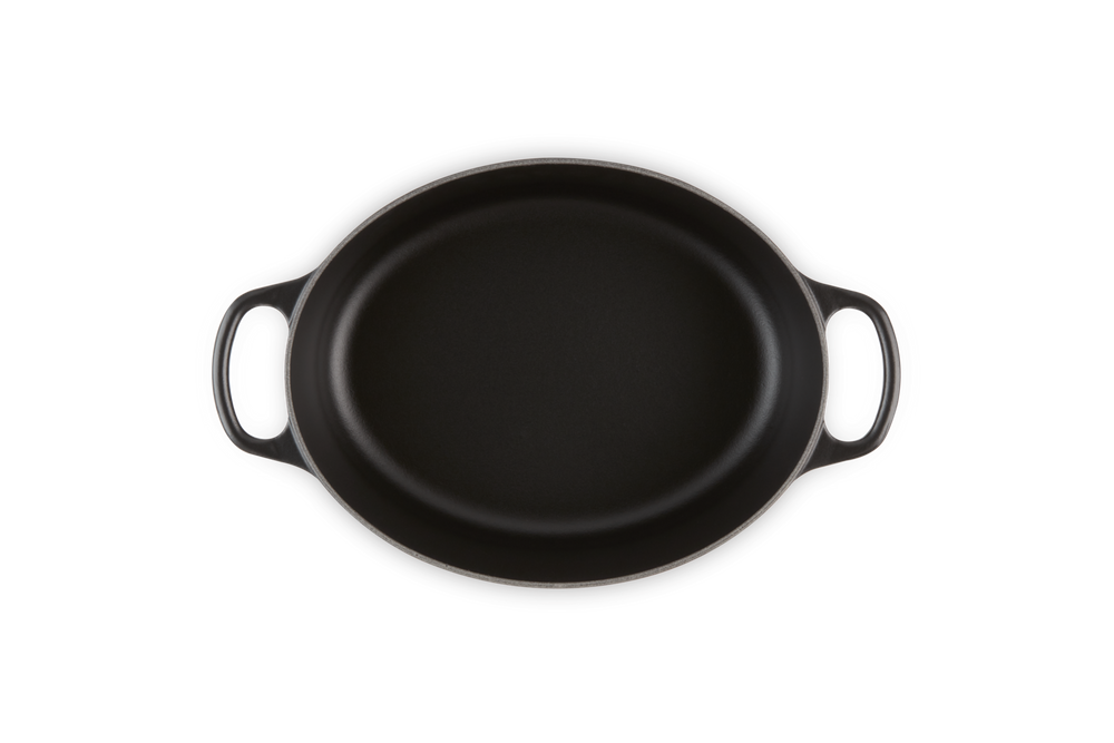 Le Creuset Cocotte Signature - Ovale - Noir Mat - ø 29 cm / 4,7 litres