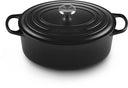 Le Creuset Cocotte Signature - Ovale - Noir Mat - ø 29 cm / 4,7 litres
