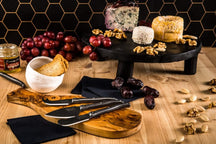 Coffret Couteaux à Fromage Laguiole Style de Vie Noir Stonewash