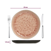 Assiettes de dîner Cosy & Trendy Laguna Old Rose ø 27 cm - 4 pièces