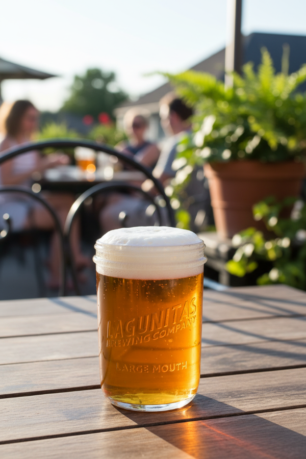 Ensemble de verres a biere Lagunitas - Verre a biere - 300 ml - 6 pieces