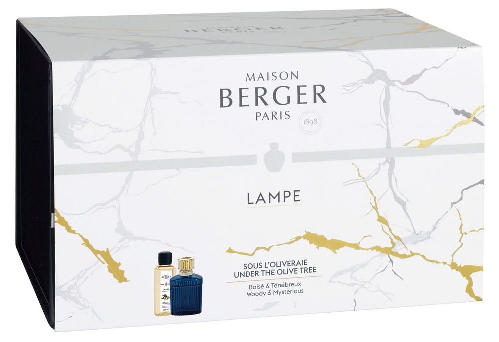 Coffret cadeau Lampe Berger Alpha Bleu