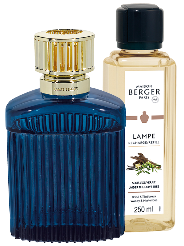 Coffret cadeau Lampe Berger Alpha Bleu