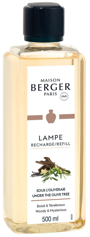 Recharge Maison Berger - pour lampe à parfum - Sous l'olivier - 500 ml