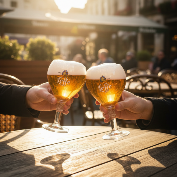 Verre à bière Leffe 330 ml - Lot de 2