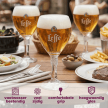 Ensemble de verres a bière Leffe - Verres calice - Leffe - 330 ml - 6 pièces
