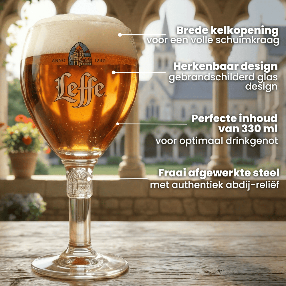 Ensemble de verres a bière Leffe - Verres calice - Leffe - 330 ml - 6 pièces