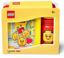 Ensemble repas LEGO® Classic Girls - Jaune/ Rouge