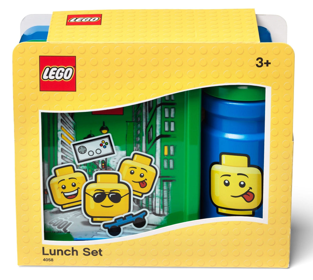 Ensemble repas LEGO® Classic - Vert/Bleu