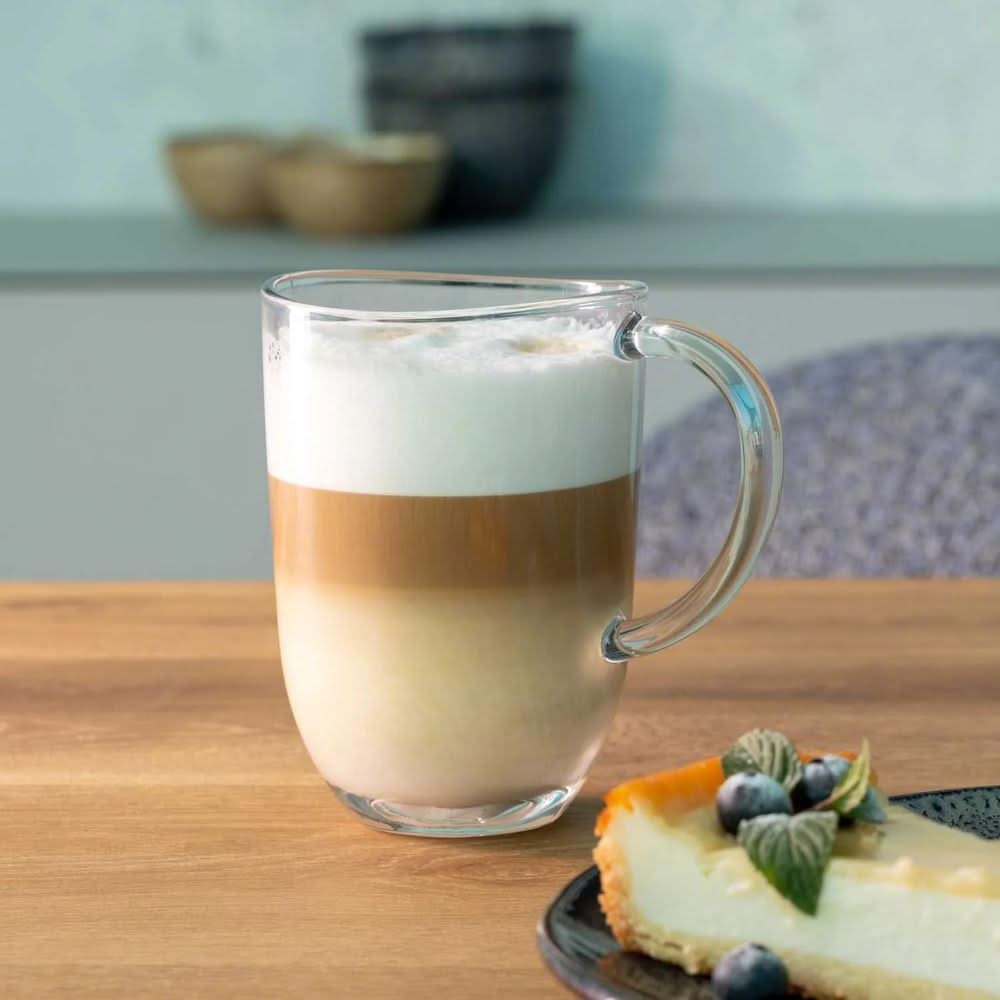 Leonardo Latte Macchiato Verres + Soucoupes Napoli - 6 pièces