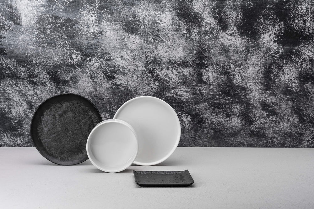 Assiette Chic Verso Noir ⌀ 20 cm