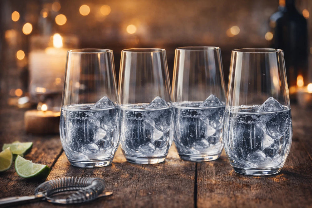 Ensemble de verres a eau Cookinglife - Longdrink - Verano - 580 ml - 4 pièces