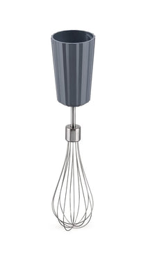 Ensemble mixeur plongeant Alessi Plissé - Gris - Michele de Lucchi - MDL10SG